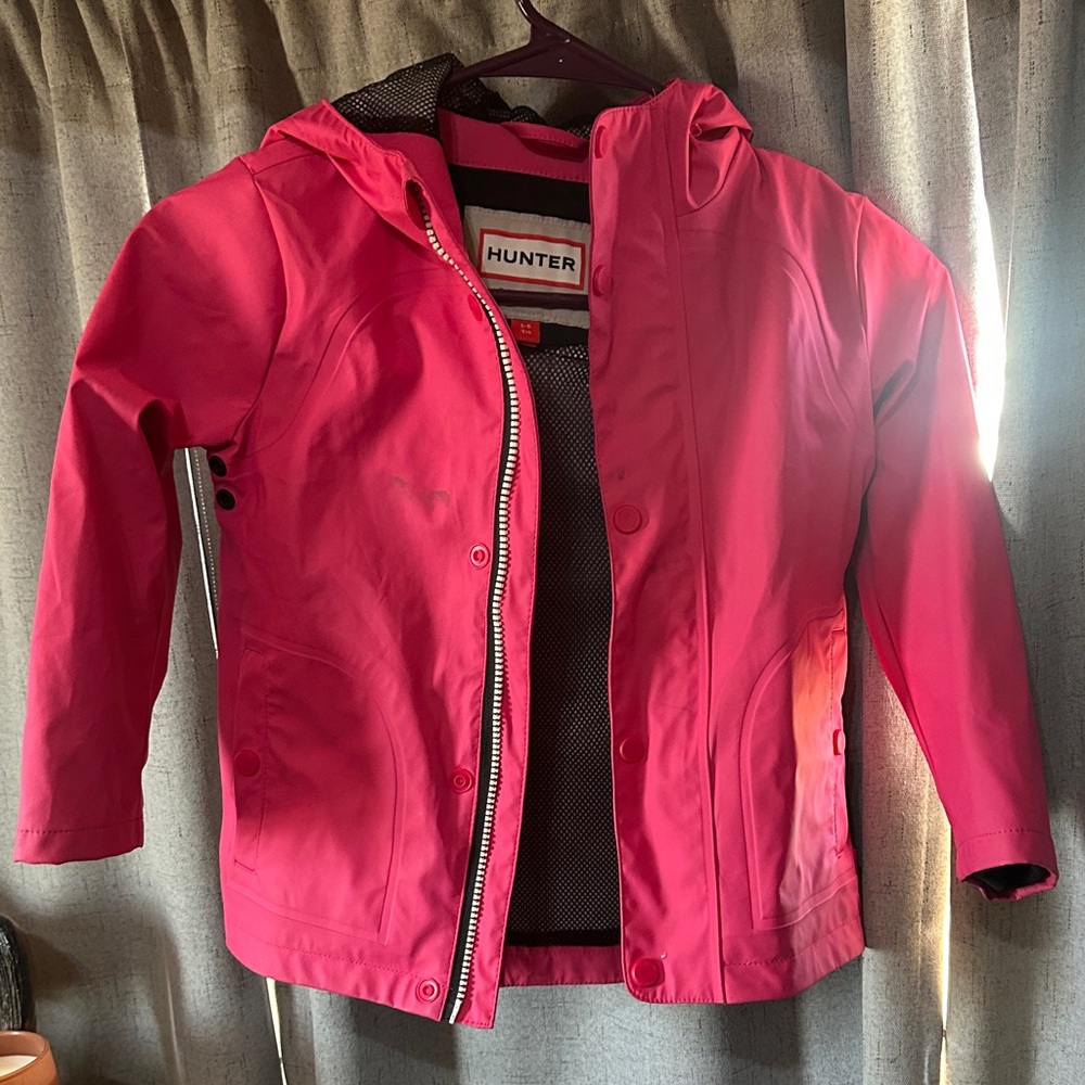 Hunter Kids Bright Pink Raincoat
